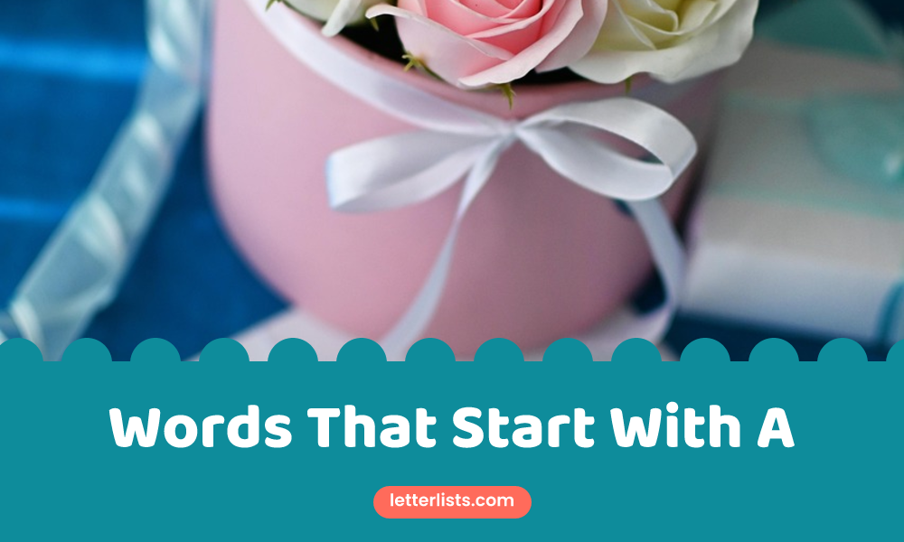 Words That Start With A